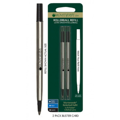 Ανταλλακτικό  RollerBall μπλέ για  Parker - Monteverde 2 τεμάχια 