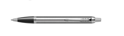 Στυλό   - Parker χαλύβδινος-black  silver clip IM essential 