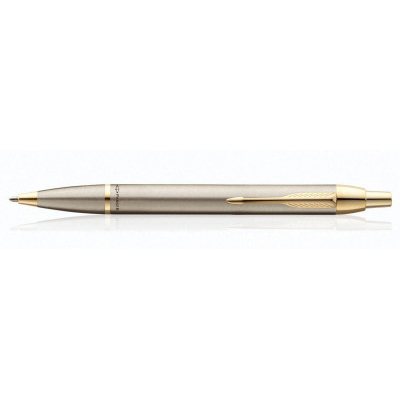 Στυλό μεταλλικός κορμός - Parker IM silverbrushed gold trim  