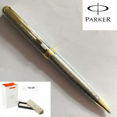 Στυλό - Parker sonnet silver grid tartan  