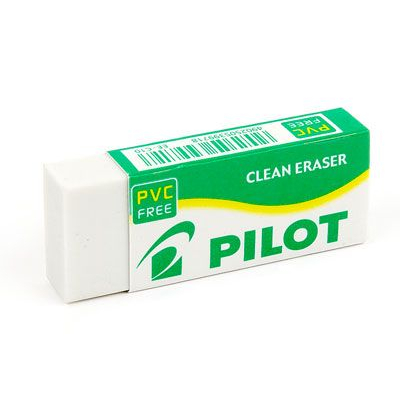 Γομολάστιχα λευκή μεγάλη- Pilot  pvc free  c10 