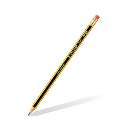 Μολύβι ριγέ με γομολάστιχα  No 2- HB -Staedtler Noris