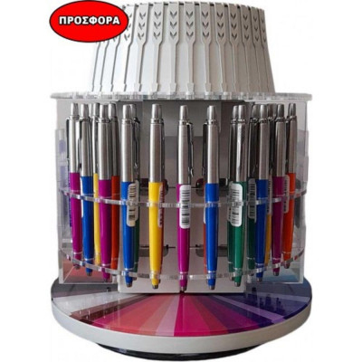 Στυλό χαλύβδινος  με χρωματιστή λάκα - Parker Jotter