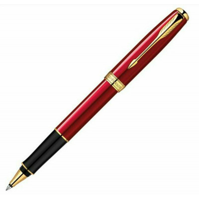 Στυλό roller ball  - Parker sonette red gold trim 