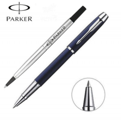 Στυλό roller ball λάκα μπλέ IM silver clip - Parker IM laque