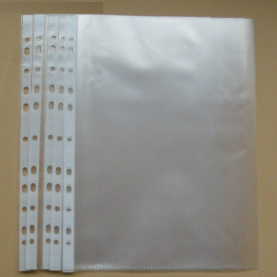 Θήκη Εγγράφων διαφανής Α4 με τρύπες χονδρό υλικό ματ   0,07 mm  100 άδα 