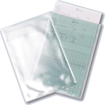 Θήκη  εγγράφων  15x22 εκ. ( Α5 ) διάφανη τύπoυ Π  από πλαστικό ΡVC  0,120 mm