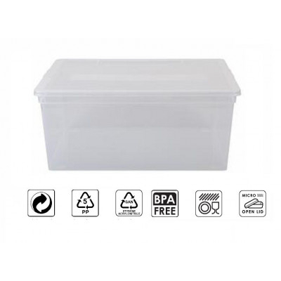 Κουτί αποθήκευσης πλαστικο 19 L     40,5x34.1x16,8 εκ.