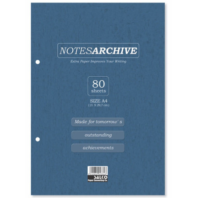 Ανταλλακτικά φύλλα για ντοσιέ 20x30 εκ.  80 φύλλων σε μπλόκ