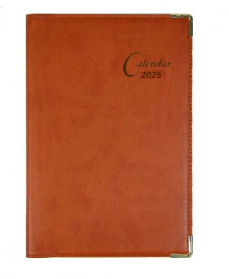 Ημερολόγιο 2025 ημερήσιο κάλυμμα ραφτό, 12x17 cm ekdosis