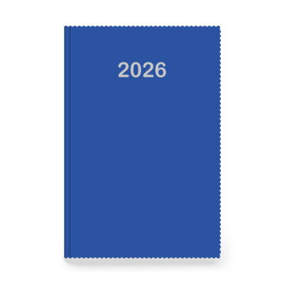 Ημερολόγιο 2026 ημερήσιο βιβλιοδετημένο ,ευρετηρίαση μηνών 17x25 cm 