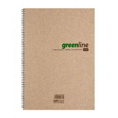 Τετράδιο σπιράλ εξώφυλλο οικολογικό 17x25 5 θέματα 300 σελίδες 