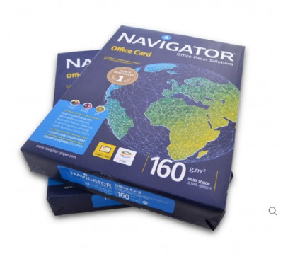 Χαρτόνι εκτύπωσης  λευκό Α4 160gr  (250 φύλλα) - Navigator