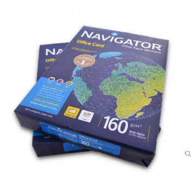 Χαρτόνι εκτύπωσης  λευκό Α4 160gr  (250 φύλλα) - Navigator