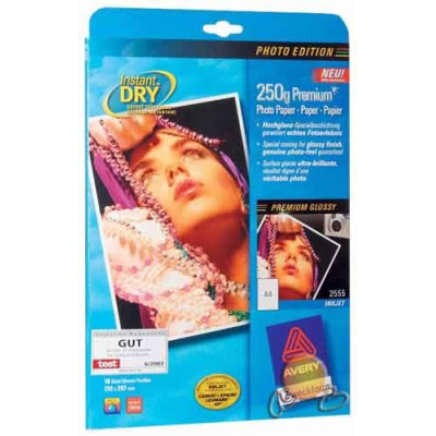 Χαρτί φωτογραφικό  glossy Α4 250gr - Avery  2556