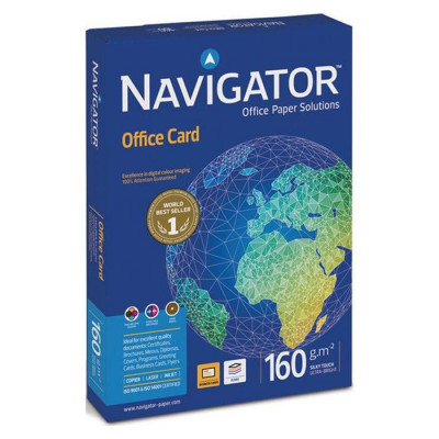 Χαρτόνι εκτύπωσης λευκό Α3 160gr (250 φύλλα) -Navigator