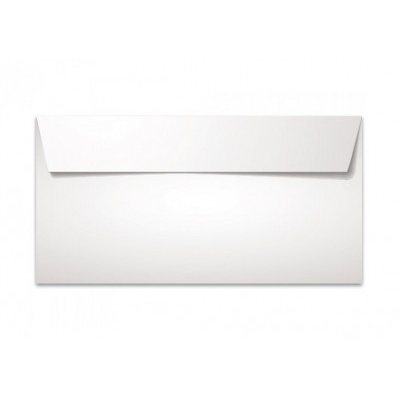 Φάκελοι λευκοί  11x23 cm  αυτοκόλλητοι - 10αδα