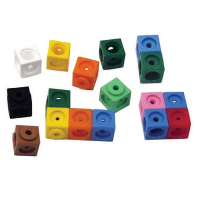 Κύβοι εκμάθησης αριθμητικής κουμπωτοί - 100 τεμ.