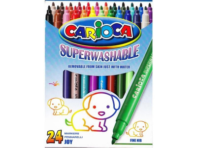 Μαρκαδόροι ζωγραφικής λεπτοί 24χρώματα - Carioca