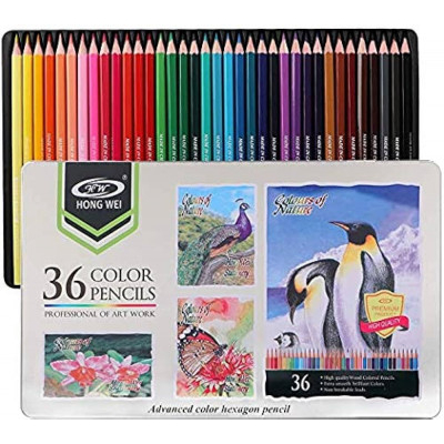 Ξυλοχρώματα σετ 36 χρωμάτων σε μεταλλική κασετίνα