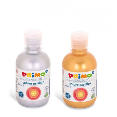 Ακρυλικό χρώμα  χρυσό - ασημί  300 ml - Primo (Ιταλίας)