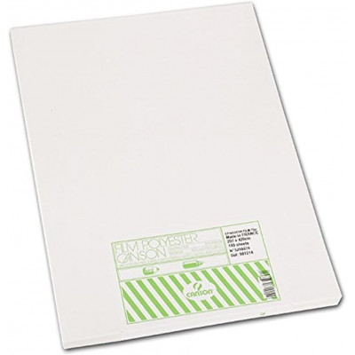 Αδιάσταλτο φίλμ  διαφανές 75 micro A3 polyester - Canson 