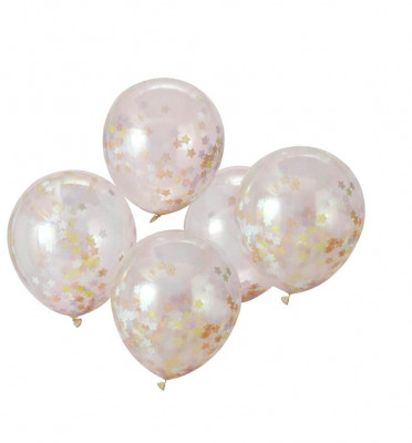 Μπαλόνια latex με πούλιες εσωτερικά 30 εκ. σετ 8 τεμ.