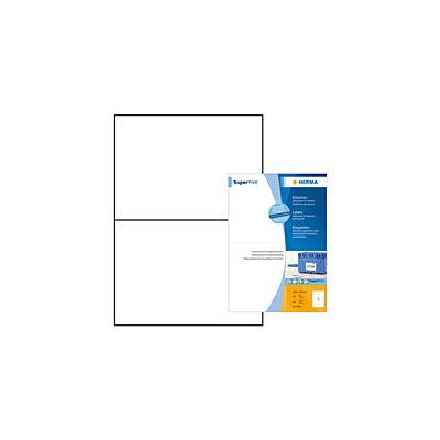 Αυτοκόλλητες Ετικέτες εκτυπωτών inkjet-laserΑ4  210x148mm- Herma