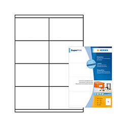 Αυτοκόλλητες Ετικέτες εκτυπωτών inkjet-laser Α4 105x70mm- Herma