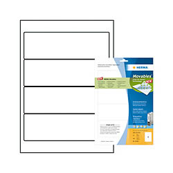 Αυτοκόλλητες  Ετικέτες εκτυπωτών inkjet-laser Α4 192 x 61mm - Herma