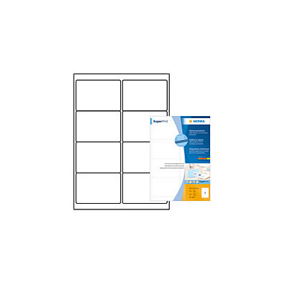Αυτοκόλλητες  Ετικέτες εκτυπωτών inkjet-laser  Α4 99x67,7mm- Herma