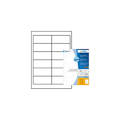 Αυτοκόλλητες  Ετικέτες εκτυπωτών inkjet-laser  Α4 96,5x42mm- Herma