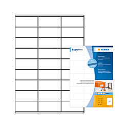 Αυτοκόλλητες  Ετικέτες εκτυπωτών inkjet-laser Α4 70x32 mm- Herma