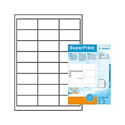 Αυτοκόλλητες  Ετικέτες εκτυπωτών inkjet-laser Α4 66x33,8 mm- Herma