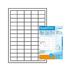 Αυτοκόλλητες  Ετικέτες εκτυπωτών inkjet-laser Α4 38x21,2 mm- Herma.