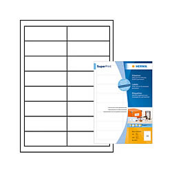 Αυτοκόλλητες  Ετικέτες εκτυπωτών inkjet-laser Α4 96x33,8 mm- Herma