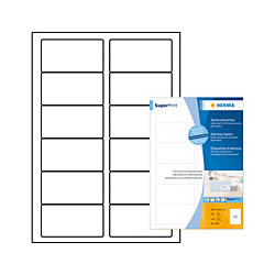 Αυτοκόλλητες  Ετικέτες εκτυπωτών inkjet-laser Α4 88x46 mm- Herma