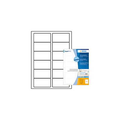 Αυτοκόλλητες  Ετικέτες εκτυπωτών inkjet-laser Α4 88x46 mm- Herma
