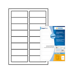 Αυτοκόλλητες  Ετικέτες εκτυπωτών inkjet-laser Α4 88x33,8 mm- Herma