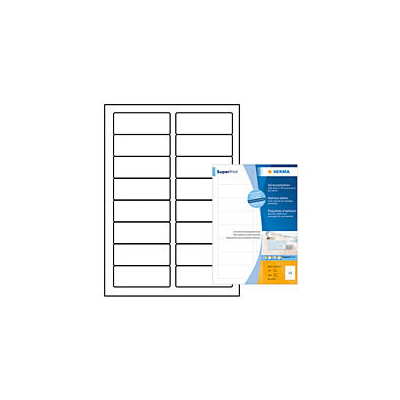 Αυτοκόλλητες  Ετικέτες εκτυπωτών inkjet-laser Α4 88x33,8 mm- Herma