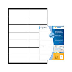 Αυτοκόλλητες  Ετικέτες εκτυπωτών inkjet-laser Α4 105x42mm- Herma