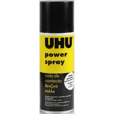 Κόλλα σε spray βενζινόκολλα  200ml - Uhu power spray 