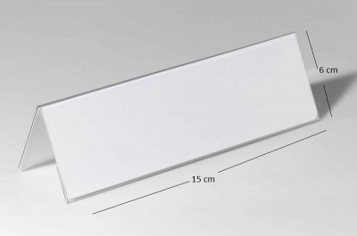 Stand συνεδρίων ονομάτων 15,0 x 6,0 cm. - Durable