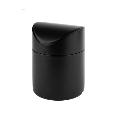 Καλάθάκι αχρήστων μεταλλικό με καπάκι επιτραπέζιο 