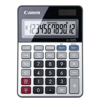 Canon LS-122TS - Αριθμομηχανή  12 ψηφίων επιτραπέζια TAX+-TAX-