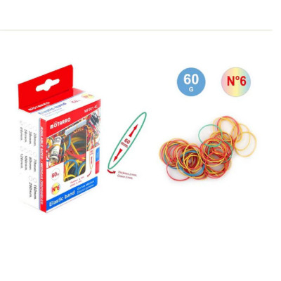 Λάστιχα πολυχρωμα Νο 6  60 γραμμαρία 