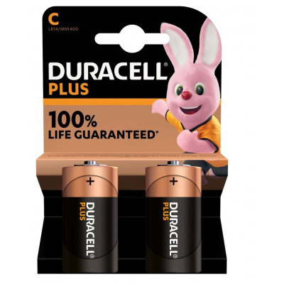Μπαταρίες αλκαλικές μέγεθος LR14  C   1,5 volt  σετ 2 - Duracell