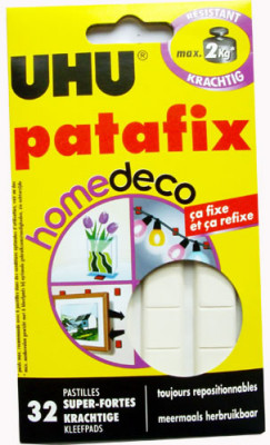 Κόλλα πλαστελίνη ισχυρή  ( blue tack ) - Uhu patafix  home deco