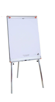 Πίνακας σεμιναρίων αλουμινίου  για μπλόκ μαγνητικός-ασπροπίνακας  με τρίποδα (flipchart)