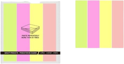 Σελιδοδείκτες  χρωματιστοί 20x75 mm 4 xρώματα 100 τεμάχια 